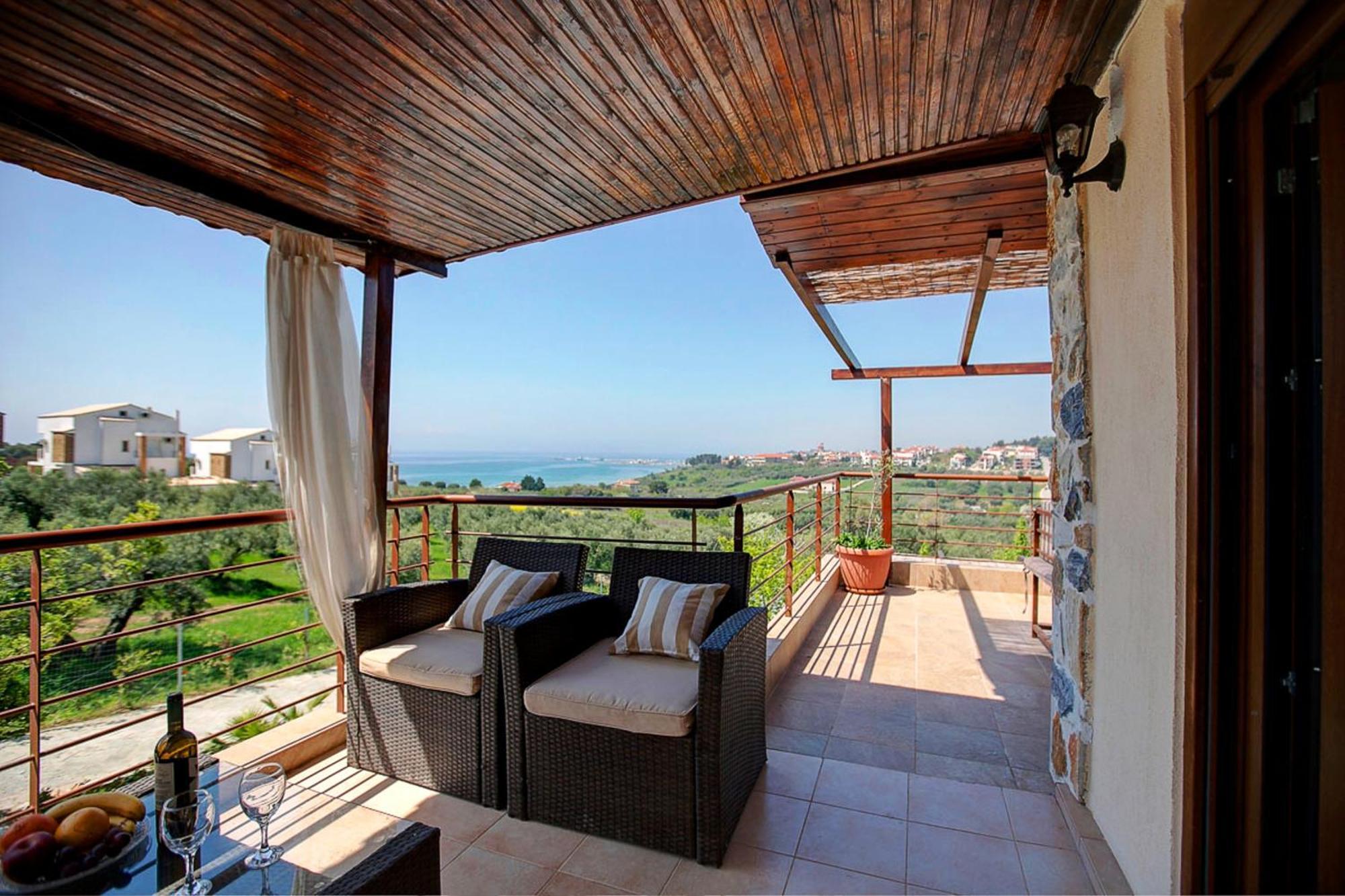Villa Laskari Sea View Nea Moudania Exteriér fotografie